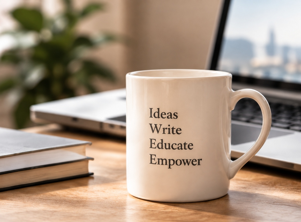 Ideas Write Educate Empower Mug