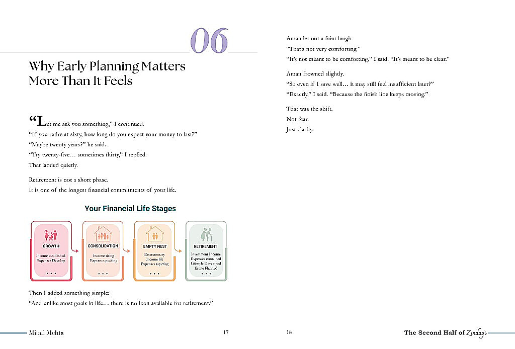The Second Half of Zindagi - Chapter 6: Why Early Planning Matters More Than It Feels (Pages 17-18)