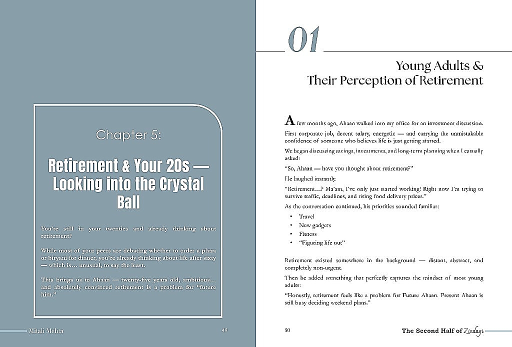 The Second Half of Zindagi - Chapter 5: Retirement & Your 20s — Looking into the Crystal Ball (Pages 49-50)